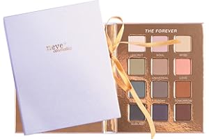 Neve Cosmetics ArtDiary Palette, 12 ombretti matte classici e versatili | "The Forever"