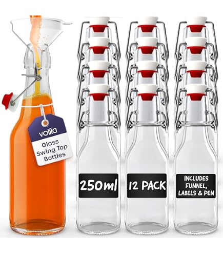 750ml Clear Glass Cordial Bottle With MCA Screw Cap