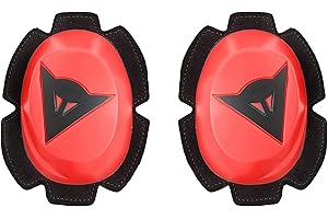 Dainese 1876153_779_N Slider de Moto pour les Genou, Rouge Fluo/Noir, Taille Unique