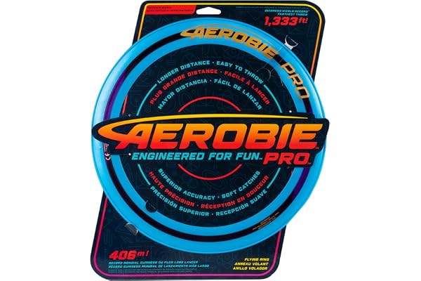 Aerobie Pro Ring, Disque Volant d'extérieur, 35,6 cm, Bleu