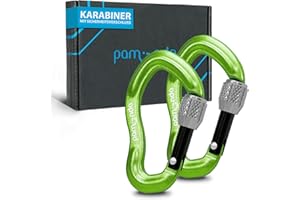 ‎PAMINDO pamindo Mini-Karabiner - Schraub-Karabiner klein - Schraubverschluss Karabinerhaken - Schlüsselanhänger - Karabiner-Set - Alu-Karabiner