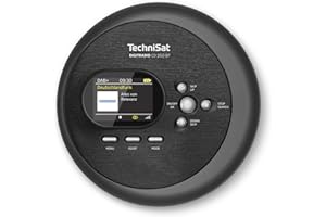 Technisat Digitradio Cd 2Go Bt 0000/3970 Odtwarzacz Cd, Czarny, 14 x 2.5 x 14 cm