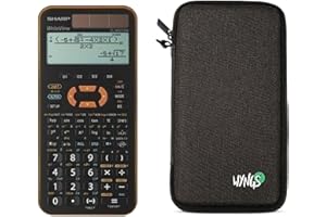 Sharp EL-W531 XG-YR con custodia protettiva WYNGS nera - Set base