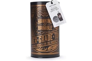 HAWKINS & BRIMBLE Beard Care Kit with Natural Ingredients, Gentleman’s Beard Shampoo & Beard Balm, Ultimate Beard Care with Signature Fragrance, British Made Beard care Kit