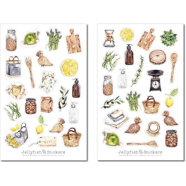Mädchen Bücher Sticker Set – Journal-Aufkleber, Planer-Sticker, Gemütliches Lesemotiv (2 Bögen)