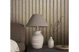 WALLCOVER Carta da parati in tessuto non tessuto di alta qualità, effetto metallo, per soggiorno, camera da letto, 10,05 x 0,53 m