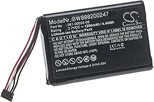 vhbw Batería Recargable Compatible con Garmin T 5 Mini, TT 15 Mini Collar para Perros (1200 mAh, 3,7 V, Li-Ion)