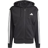 adidas M 3S FL FZ HD Sweatshirt Erkek