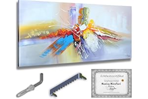 Monica Mirafiori I 100x50 cm I Tableau Peint à la Main I Modèles Tableau I Peintre Moderne I Tableaux Peintures I Toile sur Cadre en Bois