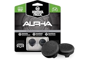 ‎KONTROLFREEK KontrolFreek Alpha Performance Thumbsticks für Xbox One und Xbox Series X Controller | 2 x Kurz Konkav | Schwarz | Thumb Grips