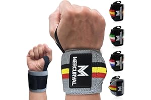 MERCURYAL 2 Poignets Gym - Poignets Crossfit - Nouveau design avancé des pays - Accessoires Fitness - Wrist Wraps - Bracelets de sport pour hommes et femmes