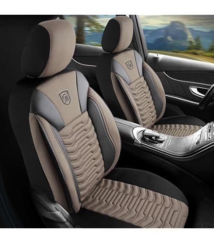 Autostoelhoezen, universeel, voor auto's en SUV's, premium voorstoelen