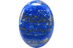 AMAZING GEMSTONE Lapis Lazuli Crystals and Healing Stones - Large Palm Stone Crystals Piedra - Crystal for Good Luck, Balanced Positive Energy, Meditation - Unique Stocking Stuffers and Birthday Gifts for Women, Men