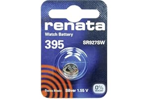 ICHOOSE LIMITED Confezione di batterie a bottone | litio 3 V | per orologi, torce, chiavi auto, calcolatrici, macchine fotografiche, ecc. 395 (SR927SW)