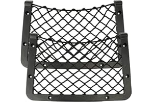 ASHUXXN 2 Pièces Filet Rangement pour Camping Car Sac Pocket Organizer de Voiture Sacs de Rangement en Filet pour Coffre de Voiture Filet de Rangement de Coffre Filet Rangement pour Voiture (32cm x 21cm)