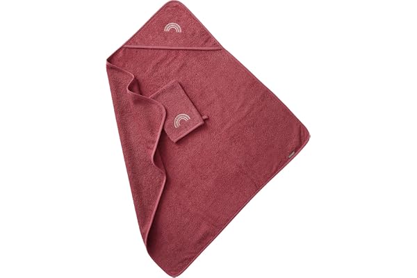 VERTBAUDET Cape de bain + gant de toilette