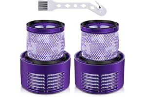 2 Stycken Ersättningsfilter för Dyson V10 SV12 Filter | Tvättbar Filters för Dyson V10 Cyclone Series, Absolute, Animal, Tota