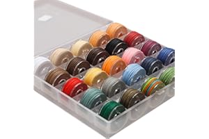 FITN BEAU 10m x 0.55mm 25Colors Rolls Waxed Cotton Cord Waxed Thread Polyester String Beading Cord Round Waxed Beading Strings for DIY Jewelry Bracelets Beading Necklaces Making