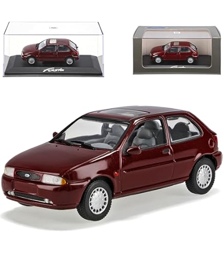 Miniature Minichamps 1/43 - Ford Fiesta 5 Portes 2001 (Noir Panther) - 400081100
