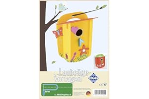 Pebaro 399/2S szablon do wyrzynarki ze sklejki motyw domek dla ptaków II, DIN A4