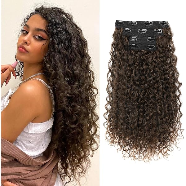 Urbeauty Clip-in Haarverlängerungen Aus Echthaar - Lockig 3C/4A, 25,4 Cm, Schwarz, Für Natürliches Volumen