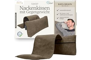 BLEZLIVING DUTCH AUTHENTIC COHOSO® Nackenkissen für Gartenstühle mit Gegengewicht - Sesselkissen Kopfstütze für Sofa & Couch, Kissen für Liegestuhl, Kopfkissen für Liegestuhl, Nackenkissen für Bett, Nackenstütze für Sessel