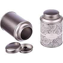 PORFOYO 6 Teedosen 100g - Aromadichte Aufbewahrung Für Losen Tee & Gewürze