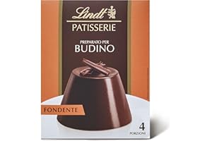 Lindt Budino Fondente Preparato per Dolci al Cioccolato Fondente, Formato 95g