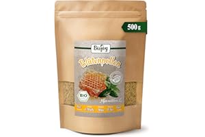 Biojoy Polline d'Api Biologico (500 g), naturale e senza additivi