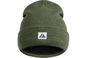 DANISH ENDURANCE Gorro Invierno Hombre y Mujer con Forro Polar, Unisex, Materiales Reciclados - Gorras de Hombre Invierno, Gorro Invierno Mujer. Gorro Hombre