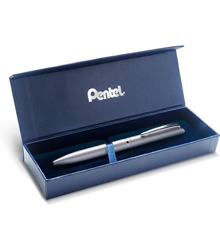 Pentel BY208 Floatune - Penna a sfera retrattile, punta da 0,8 mm, inchiostro blu (penna singola