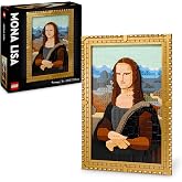 LEGO ART Mona Lisa 31213 | Set for Adults, 3D Wall Art, Living Room or Office Décor, Creative Activity, Birthday Gift Idea, 1