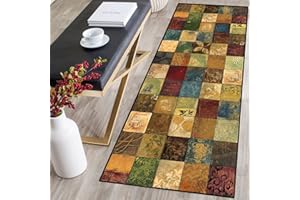 Single tree forest Tappeto Passatoia,Tappeto da Cucina Antiscivolo,Facile da Pulire,Superficie Morbida,Pelo Corto,Passatoia Camera Corridoio Salotto Moderno Design Innovativo Motivo Geometrico