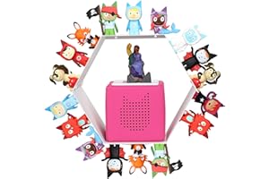 ‎XOZOYO Xozoyo Hexagon Shelf for Tonie Shelf,Tonies Storage with 60-70Pcs Adhesive Metal Plate for Creative Tonie Box Magnetic Shelf for Tonie Figures,Characters, Shelf for Kids