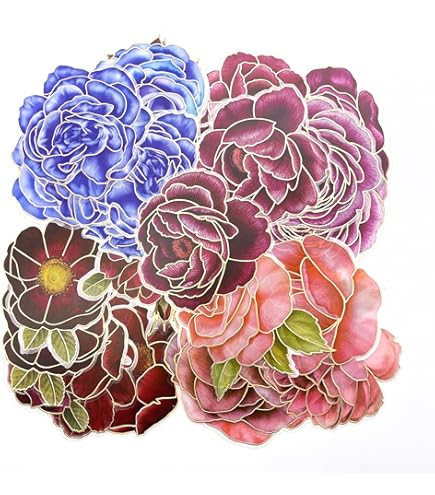 Blumen Blüten Boho | Aufkleber Bulletjournal | Journal Sticker | Flowers | Trockenblumen