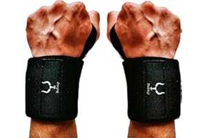 Bullstep - Muñequeras Crossfit Tela | Wrist wraps | Calistenia Muñequeras Gimnasio hombre mujer | Muñequeras Para Gym Powerlifting Musculacion Fitness
