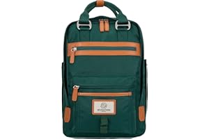 SEVENTEEN LONDON – Modern Urban Unisex 'Wimbledon' Backpack in a Classic Slim Simple Design – Fits Laptop up to 13”