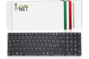 NEW NET NewNet Keyboards - Tastiera Italiana Compatibile per Notebook Acer Aspire 5738-2 5738Z 5738D 5738DG 5738DZG 5738G 5738G-2 5738PG 5738PZG 5738Z 5738ZG 5738ZG-2 5739 5739G 5740 5740D 5740DG 5740G 5740Z