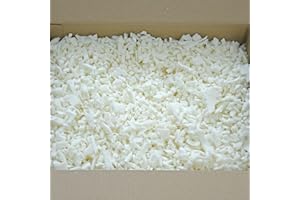 Nurtextil24 Visco Flocken Kissenfüllung 1kg 3kg 5kg Kissen Füllmaterial Bastelmaterial Visco Memory elastische Schaumstoffflocken 4kg