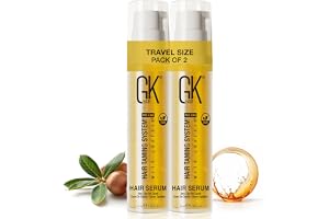GK HAIR Global KeratinEkologisk arganolja för hår (10ml/0.34 Fl Oz) Hårstyling serum för att kontrollera frissighet Torrskado