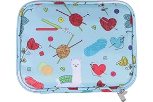 Roundsky Estuche de almacenamiento vacío para agujas circulares y accesorios