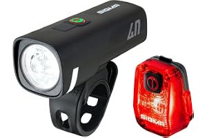 SIGMA LED-cykelbelysningssats Aura 40/Hiro 10