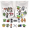 Gyoungt Cartoon Shoes Charms Cool Shoe Charms Set with Different Pattemm for Decoration for Kids Boys Girls Car