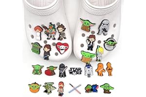 Gyoungt Cartoon Shoes Charms Cool Shoe Charms Set with Different Pattemm for Decoration for Kids Boys Girls Car