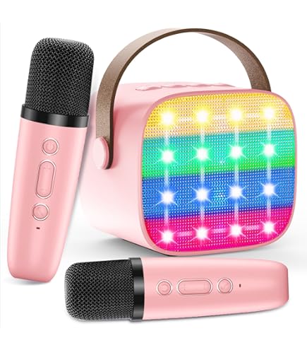 Karaoke-machine voor kinderen en volwassenen, mini draagbare Blue-tooth