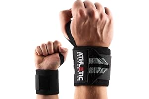 ‎ATHLETIC AESTHETICS ATHLETIC AESTHETICS Wrist Bandages Fitness - Wrist Wrap (45 cm in Pair) Wrist Bandage for Strength Training, Fitness, Bodybuilding, Crossfit - Wrist Support