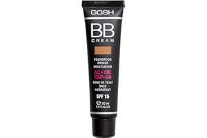 ‎GOSH GOSH BB Cream 3-in-1: Primer, Foundation & Feuchtigkeitscreme, 30ml I Make-Up für ein gepflegtes Hautbild & strahlenden Teint IAbdeckung von Unreinheiten & Rötungen I Vegan & LSF 15 I 003 Warm Beige