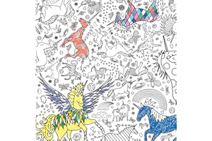 Coingallery Eggnogg Colour-in Giant Post/Tablecloth Unicorn Magic