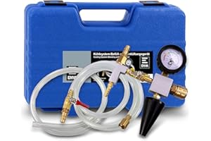 ‎ENVA MADE FOR QUALITY ENVA Kühlsystem Entlüftungsgerät 6-TLG. Kühlmittel Kühler Kühlwasser Vakuum Befüllgerät Kühlsystem Befüllgerät Tester Prüfer inkl. Aufbewahrungskoffer