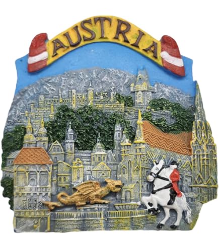 Innsbruck Austria Kühlschrankmagnet - Fotomagnet Souvenir Aus Österreich